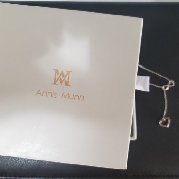 Annis Munn Forever Love Sterling Silver Necklace - Picture 3 of 6